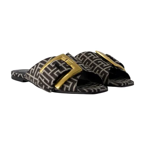 Shoes > Flip Flops & Sliders > Sliders - - Balmain - Modalova