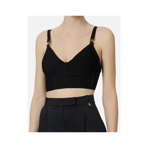 Tops > Sleeveless Tops - - Elisabetta Franchi - Modalova