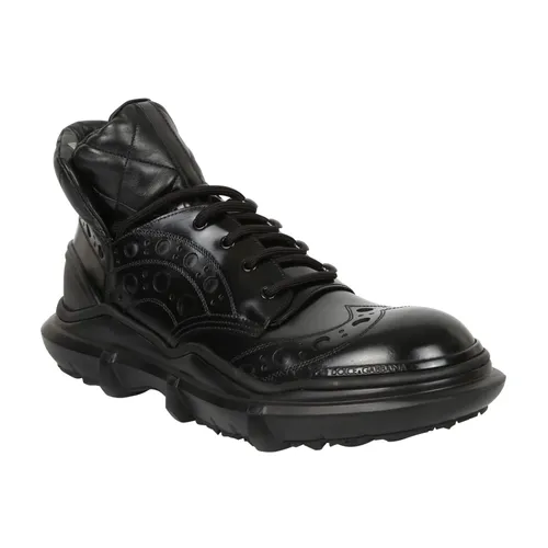 Shoes > Boots > Lace-up Boots - - Dolce & Gabbana - Modalova