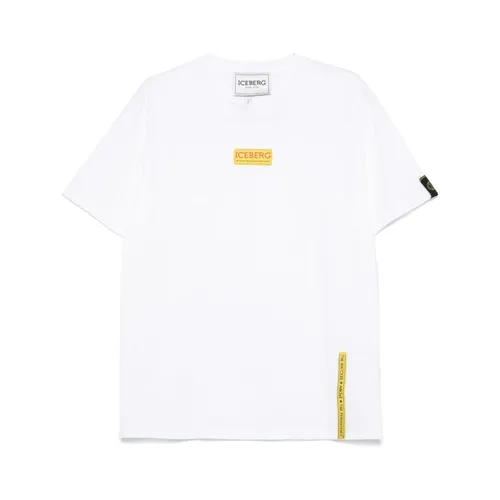 Iceberg - Tops > T-Shirts - White - Iceberg - Modalova