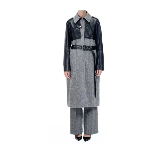 Coats > Belted Coats - - Karl Lagerfeld - Modalova