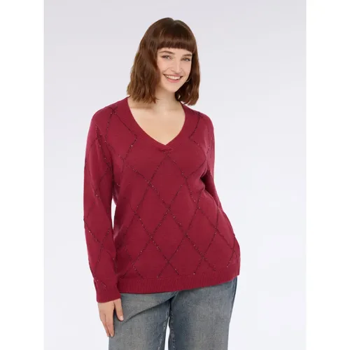 Knitwear > V-neck Knitwear - - Fiorella Rubino - Modalova