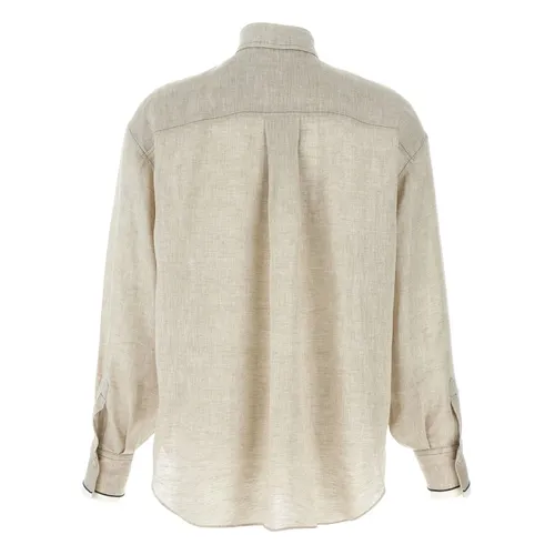 Blouses & Shirts > Shirts - - Brunello Cucinelli - Modalova