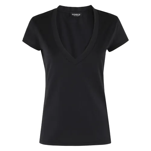 Dondup - Tops > T-Shirts - Black - Dondup - Modalova