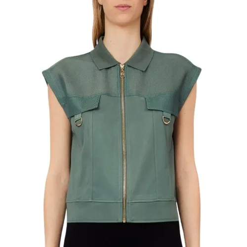 Liu Jo - Jackets > Vests - Green - Liu Jo - Modalova