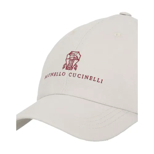 Accessories > Hats > Caps - - Brunello Cucinelli - Modalova