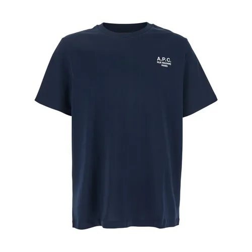 A.p.c. - Tops > T-Shirts - Blue - A.p.c. - Modalova