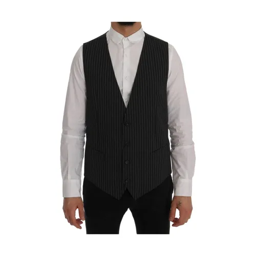 Suits > Suit Vests - - Dolce & Gabbana - Modalova