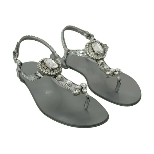 Shoes > Sandals > Flat Sandals - - Dolce & Gabbana - Modalova