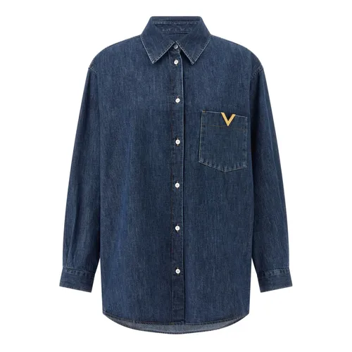 Blouses & Shirts > Denim Shirts - - Valentino Garavani - Modalova