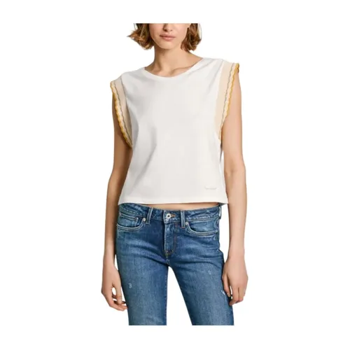 Tops > Sleeveless Tops - - Pepe Jeans - Modalova