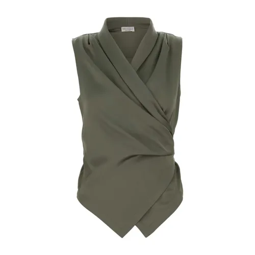 Blouses & Shirts > Blouses - - Brunello Cucinelli - Modalova