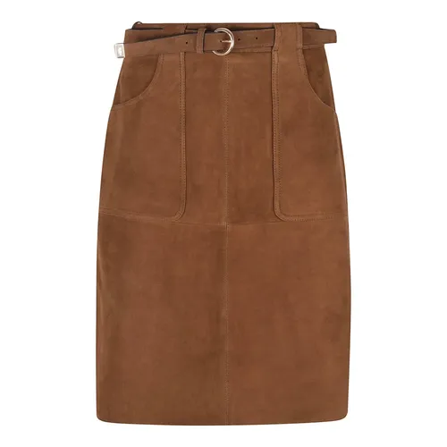 Skirts > Leather Skirts - - Max Mara Studio - Modalova