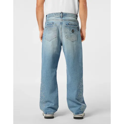 Jeans > Straight Jeans - - Philipp Plein - Modalova