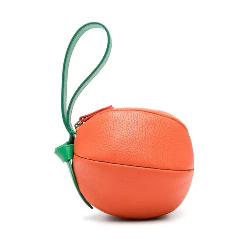 Hereu - Bags > Clutches - Orange - Hereu - Modalova