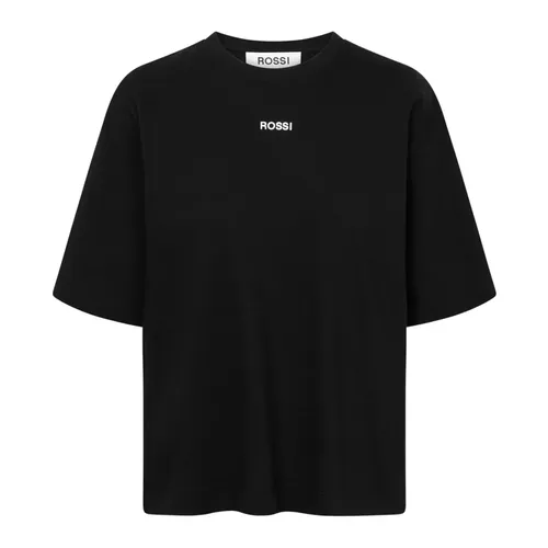 Rossi - Tops > T-Shirts - Black - Rossi - Modalova