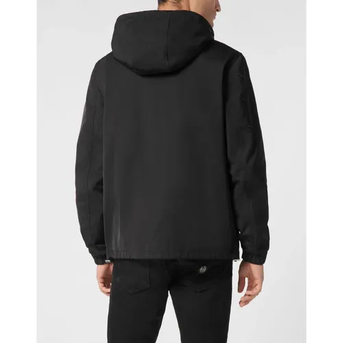 Jackets > Leather Jackets - - Philipp Plein - Modalova