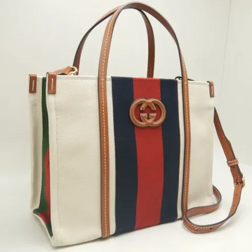 Pre-owned > Pre-owned Bags > Pre-owned Tote Bags - - Gucci Vintage - Modalova