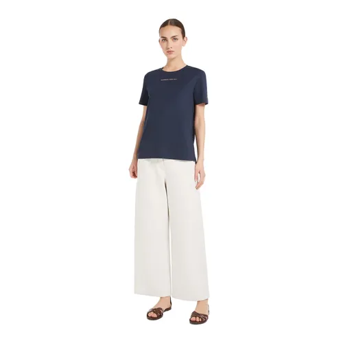 Max Mara - Tops > T-Shirts - Blue - Max Mara - Modalova