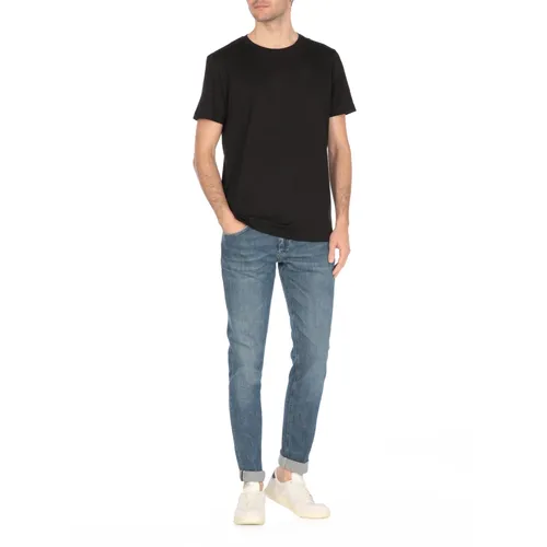 Dondup - Tops > T-Shirts - Black - Dondup - Modalova