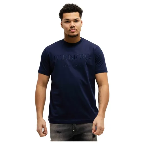 Iceberg - Tops > T-Shirts - Blue - Iceberg - Modalova