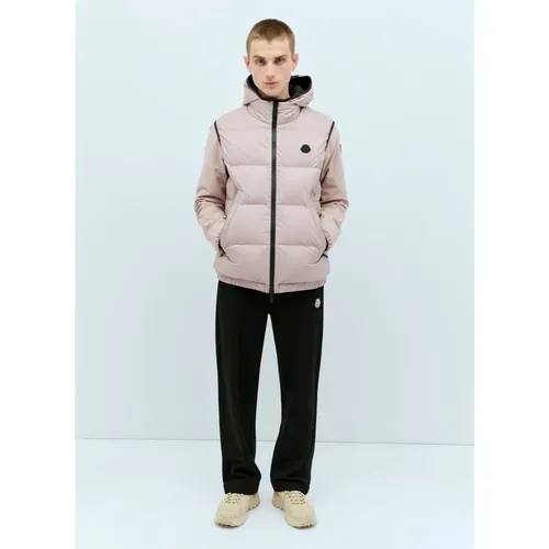 Moncler - Coats > Parkas - Beige - Moncler - Modalova