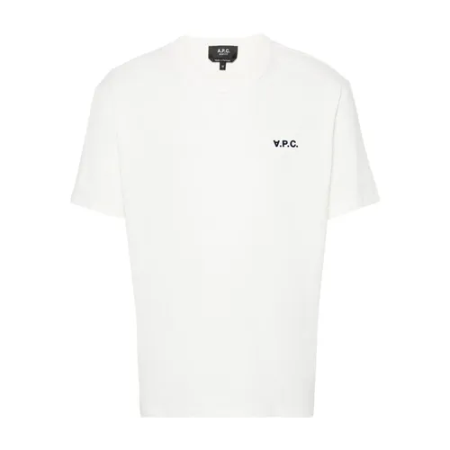A.p.c. - Tops > T-Shirts - White - A.p.c. - Modalova
