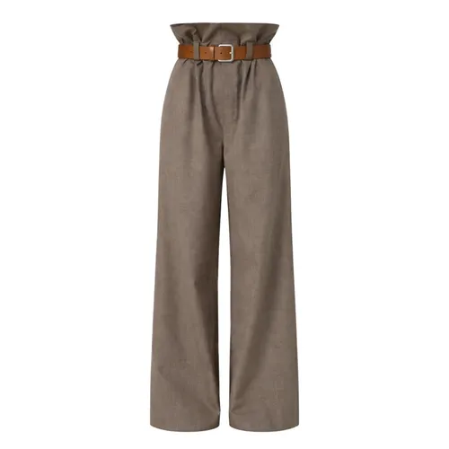 Trousers > Wide Trousers - - Moschino - Modalova