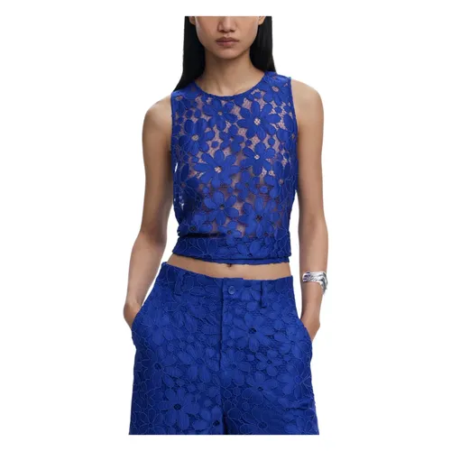 Tops > Sleeveless Tops - - Desigual - Modalova
