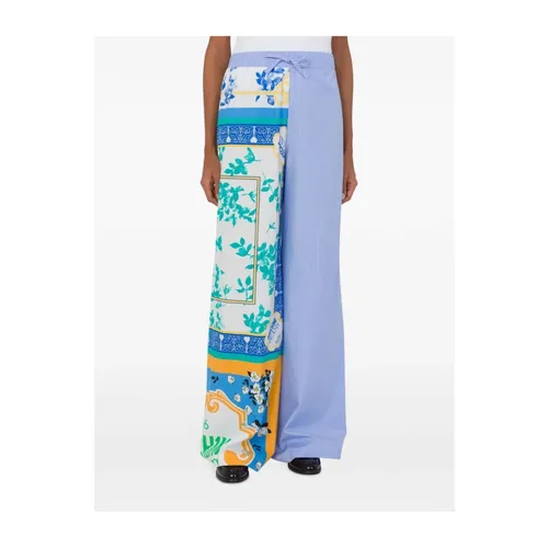 Trousers > Wide Trousers - - Moschino - Modalova