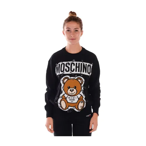 Knitwear > Round-neck Knitwear - - Moschino - Modalova