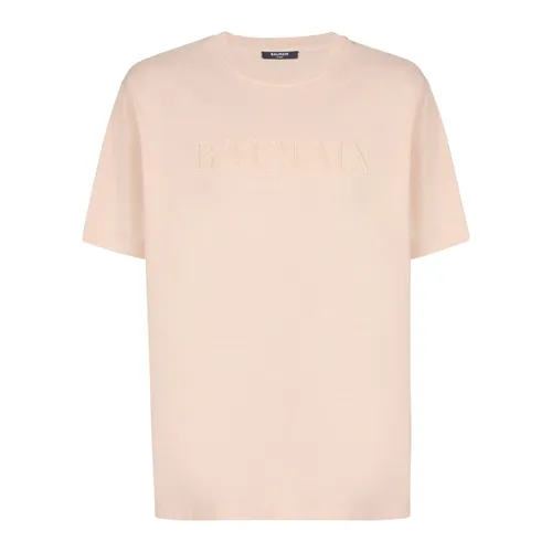 Balmain - Tops > T-Shirts - Beige - Balmain - Modalova