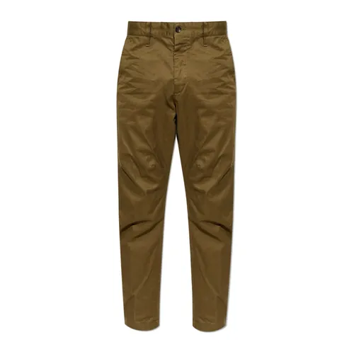Trousers > Straight Trousers - - Dsquared2 - Modalova