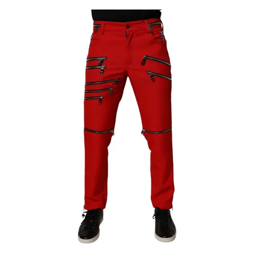 Trousers > Slim-fit Trousers - - Dolce & Gabbana - Modalova