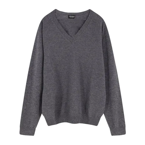 Knitwear > Cashmere Knitwear - - Zegna - Modalova