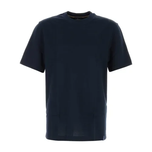 Brioni - Tops > T-Shirts - Blue - Brioni - Modalova