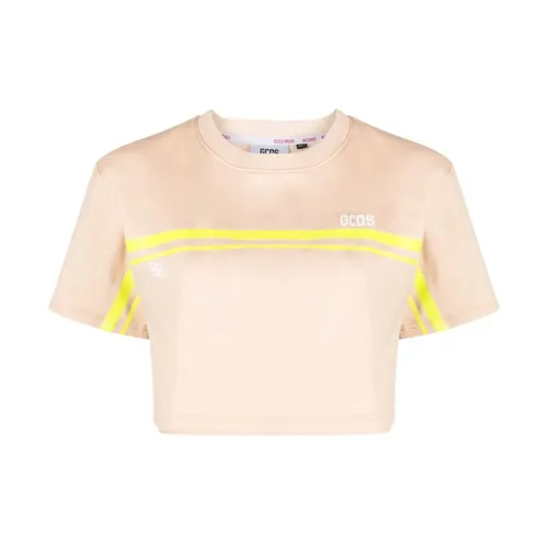 Gcds - Tops > T-Shirts - Brown - Gcds - Modalova