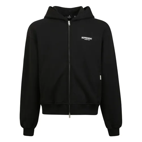 Sweatshirts & Hoodies > Zip-throughs - - Represent - Modalova