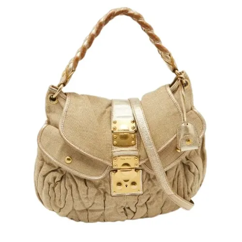 Pre-owned > Pre-owned Bags > Pre-owned Shoulder Bags - - Miu Miu Pre-owned - Modalova