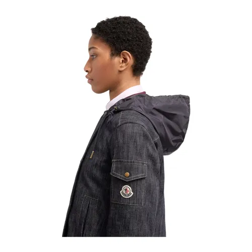 Jackets > Denim Jackets - - Moncler - Modalova