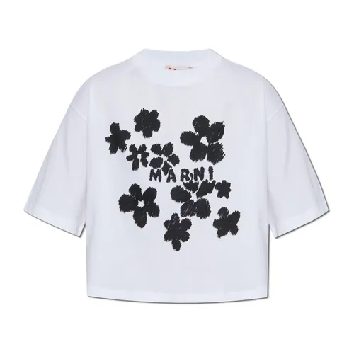 Marni - Tops > T-Shirts - White - Marni - Modalova