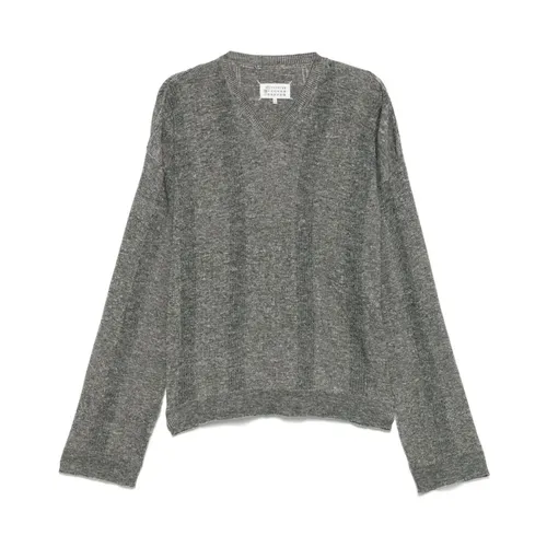 Knitwear > V-neck Knitwear - - Maison Margiela - Modalova