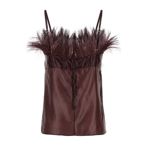 Tops > Sleeveless Tops - - Ferragamo - Modalova