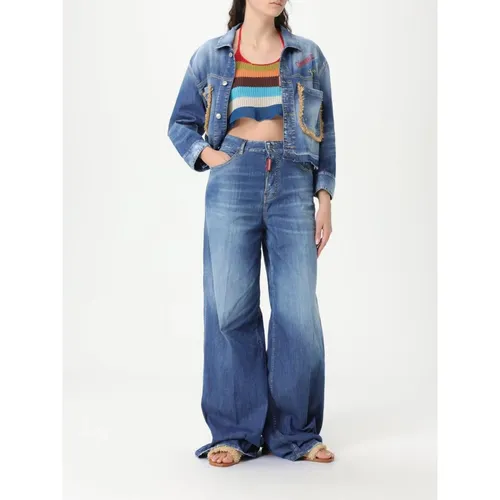 Jackets > Denim Jackets - - Dsquared2 - Modalova