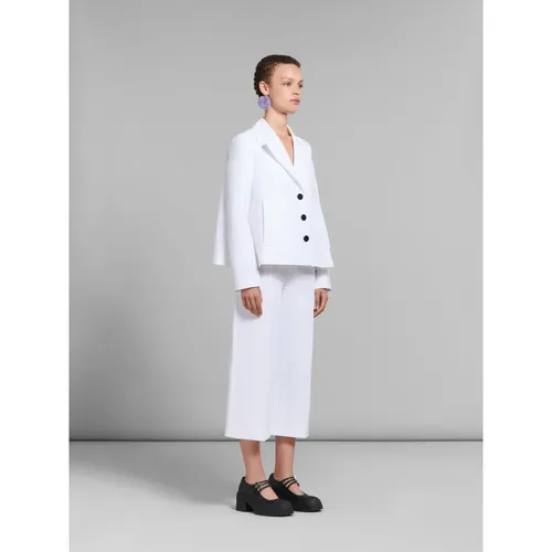 Marni - Jackets > Blazers - White - Marni - Modalova
