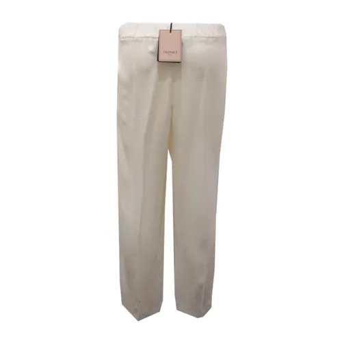 Trousers > Straight Trousers - - Twinset - Modalova