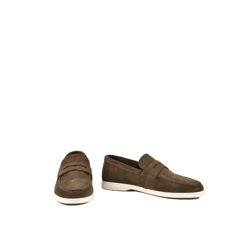 Shoes > Flats > Loafers - - Testoni - Modalova