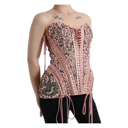 Tops > Sleeveless Tops - - Dolce & Gabbana - Modalova