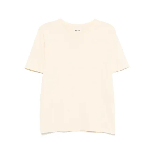 Khaite - Tops > T-Shirts - Yellow - Khaite - Modalova