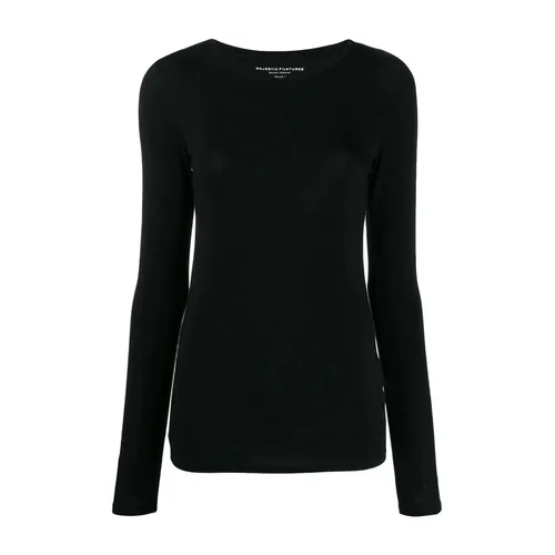 Tops > Long Sleeve Tops - - Majestic Filatures - Modalova
